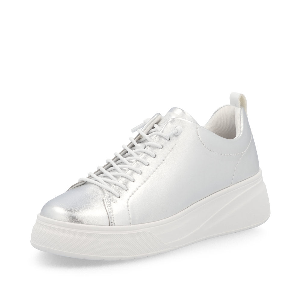 Rieker Sport Classic Trainer Silver/White