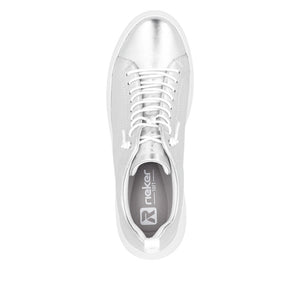 Rieker Sport Classic Trainer Silver/White