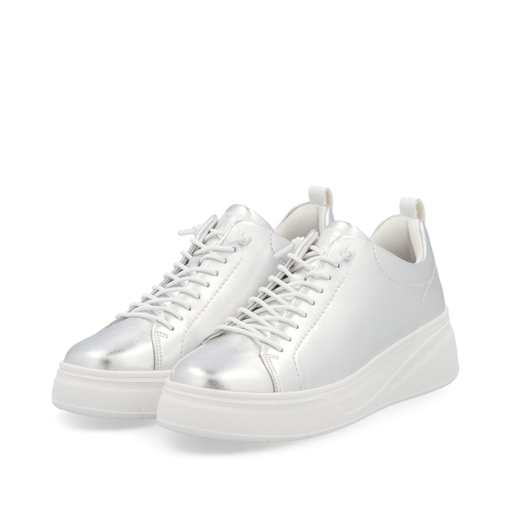 Rieker Sport Classic Trainer Silver/White