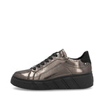Rieker Sport Laced Wedge Trainer Pewter