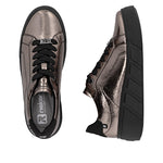 Rieker Sport Laced Wedge Trainer Pewter