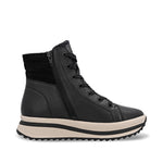 Rieker Sport Laced High Top Boot Black