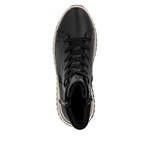Rieker Sport Laced High Top Boot Black