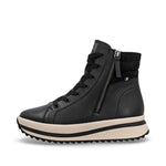 Rieker Sport Laced High Top Boot Black