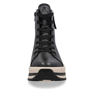 Rieker Sport Laced High Top Boot Black