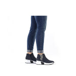 Rieker Wedge Ankle Boot Navy Multi