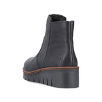 Rieker Classic Wedge Ankle Boot Black