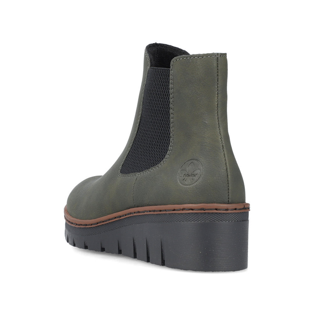 Rieker Chelsea Ankle Boot Forest Green