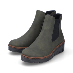 Rieker Chelsea Ankle Boot Forest Green