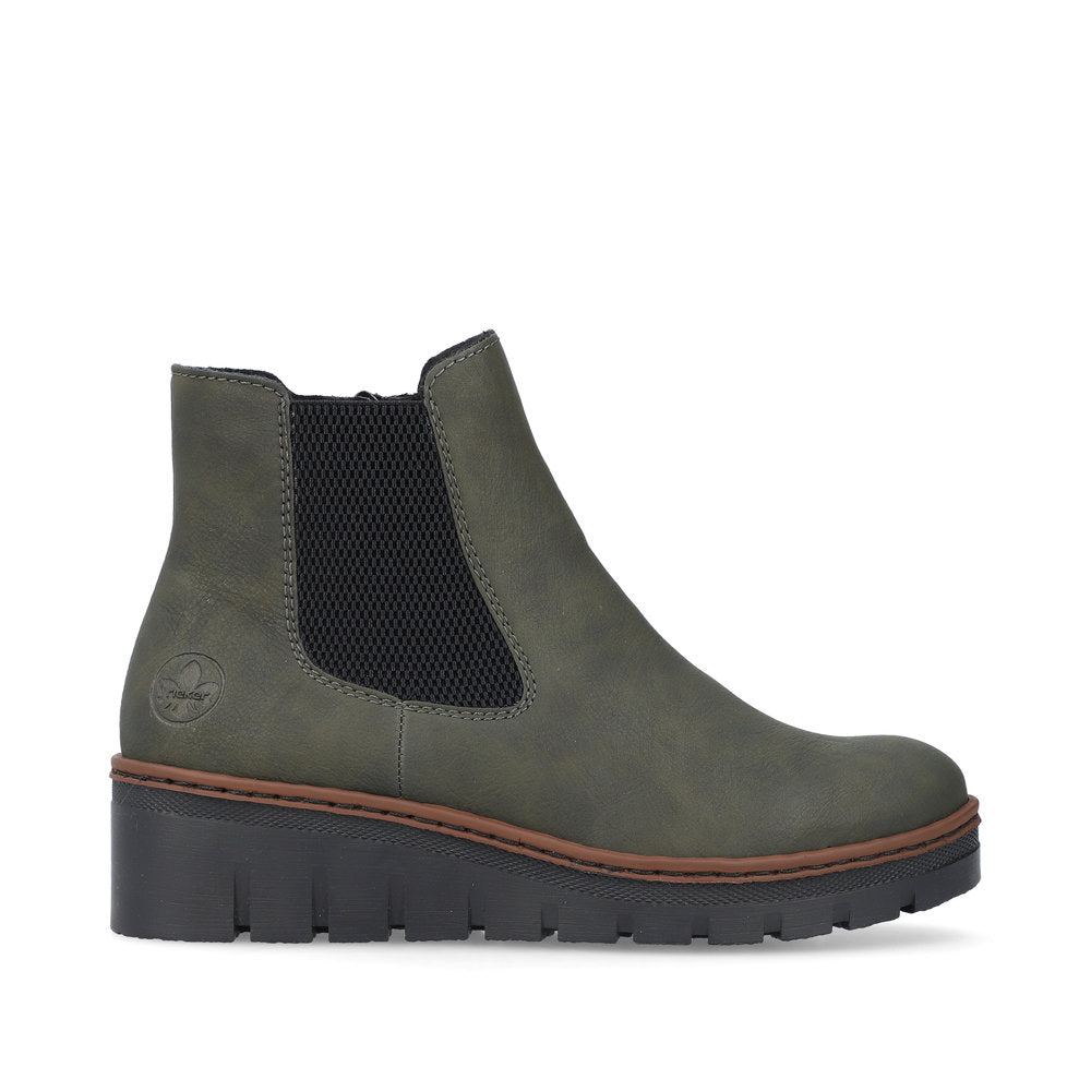 Rieker Chelsea Ankle Boot Forest Green