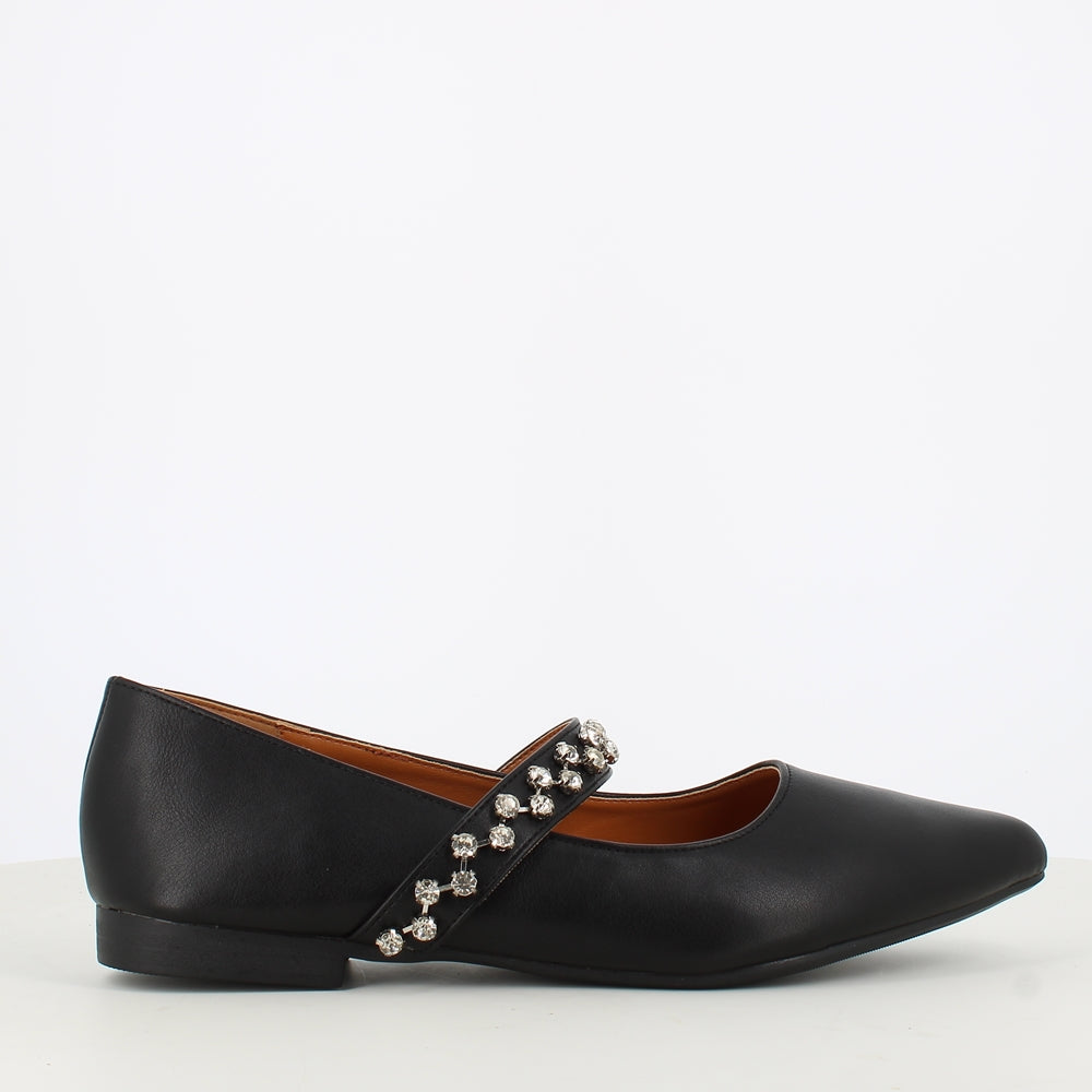 Cinders Edit Mary Jane Crystal Black – Cinders Shoe Heaven