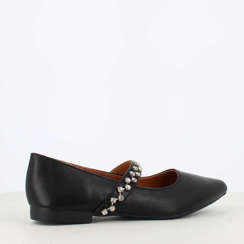 Cinders Edit Mary Jane Crystal Black – Cinders Shoe Heaven