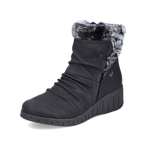 Rieker Tex Winter Ankle Boot Black