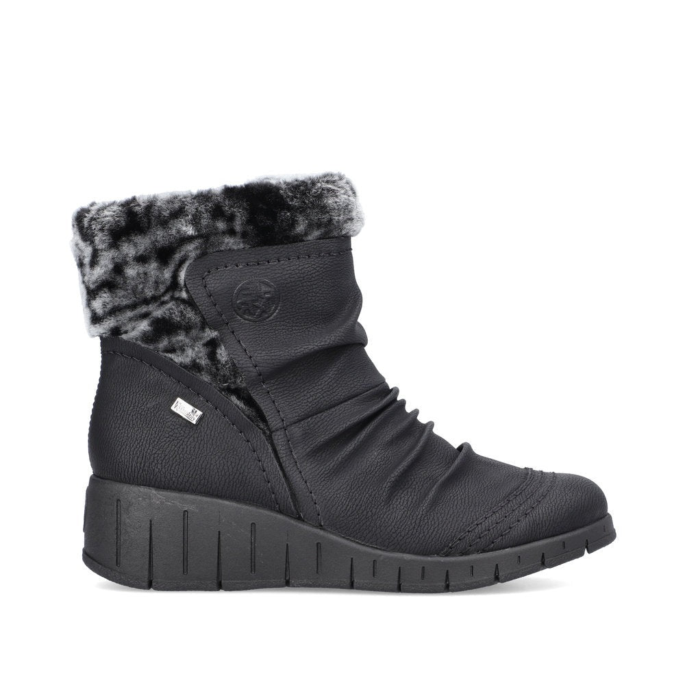 Rieker Tex Winter Ankle Boot Black