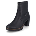 Rieker Classic Platform Ankle Boot Black