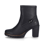 Rieker Classic Platform Ankle Boot Black