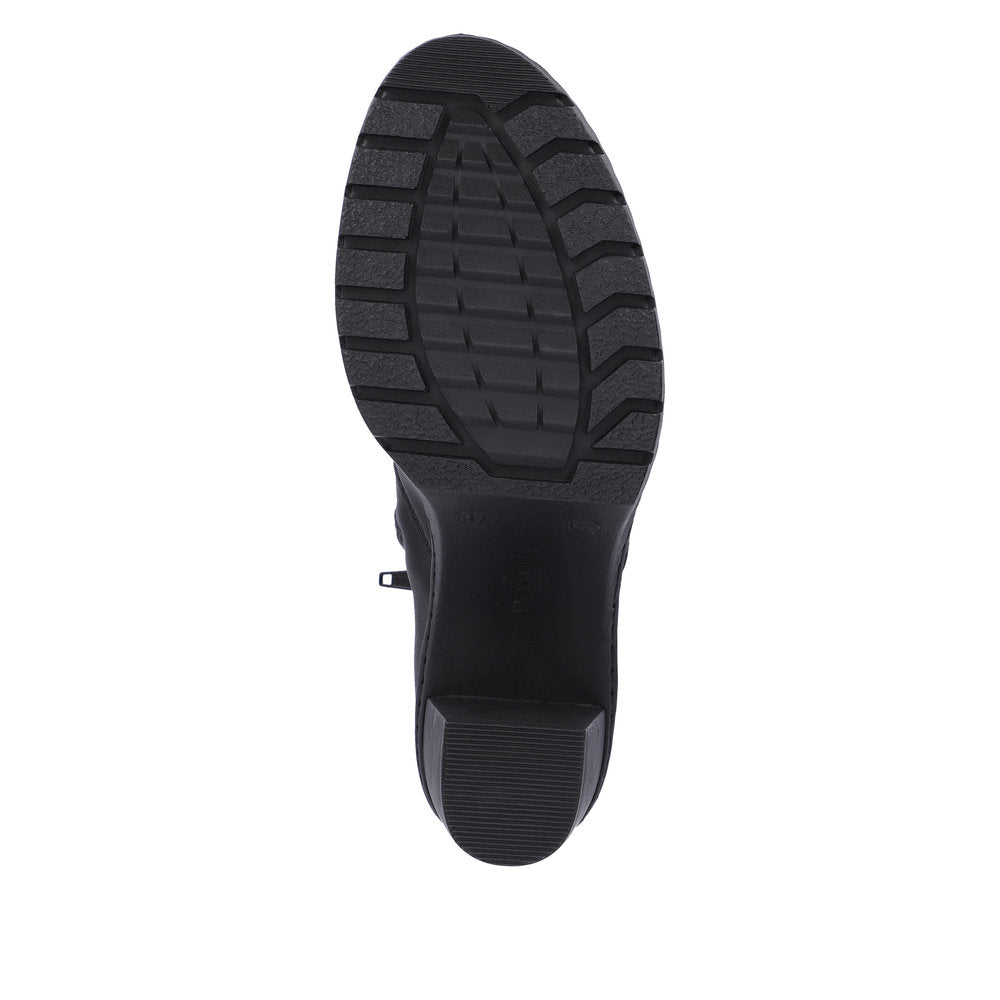 Rieker Classic Platform Ankle Boot Black