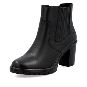 Rieker High Chelsea Ankle Boot Black