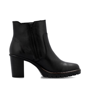 Rieker High Chelsea Ankle Boot Black
