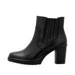 Rieker High Chelsea Ankle Boot Black