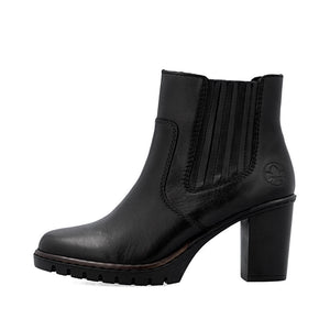 Rieker High Chelsea Ankle Boot Black