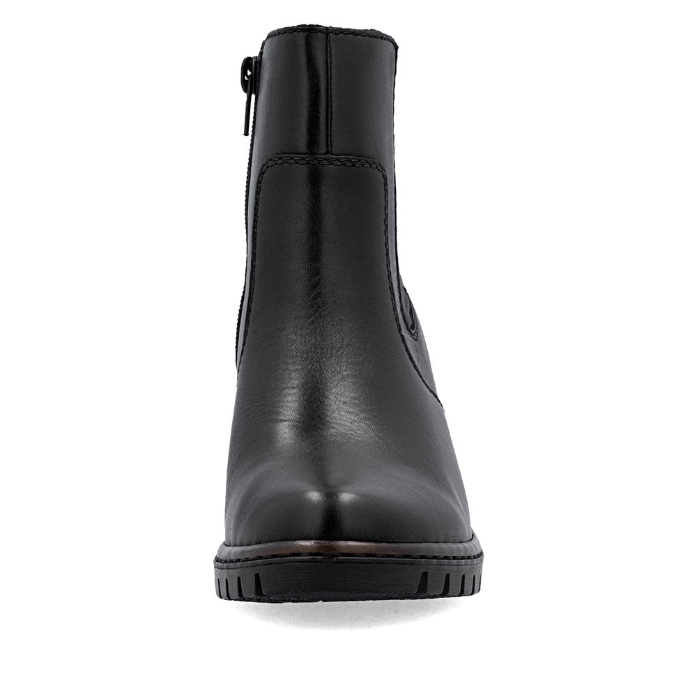 Rieker High Chelsea Ankle Boot Black