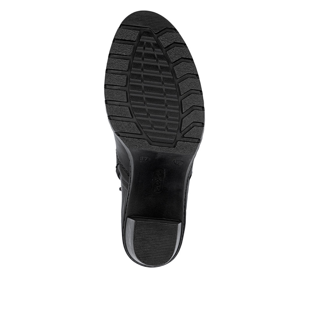 Rieker High Chelsea Ankle Boot Black