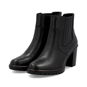 Rieker High Chelsea Ankle Boot Black