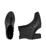 Rieker High Chelsea Ankle Boot Black