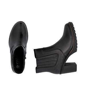 Rieker High Chelsea Ankle Boot Black