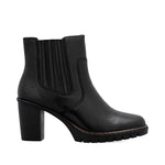 Rieker High Chelsea Ankle Boot Black