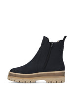 Rieker Chelsea Wedge Ankle Boot Navy