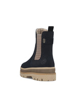 Rieker Chelsea Wedge Ankle Boot Navy