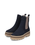 Rieker Chelsea Wedge Ankle Boot Navy