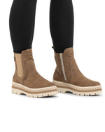 Rieker Chelsea Wedge Ankle Boot Wood
