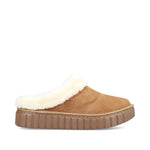 Rieker Cosy Winter Slipper Tan