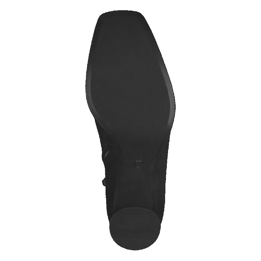Tamaris Classic High Heel Boot Logo Black