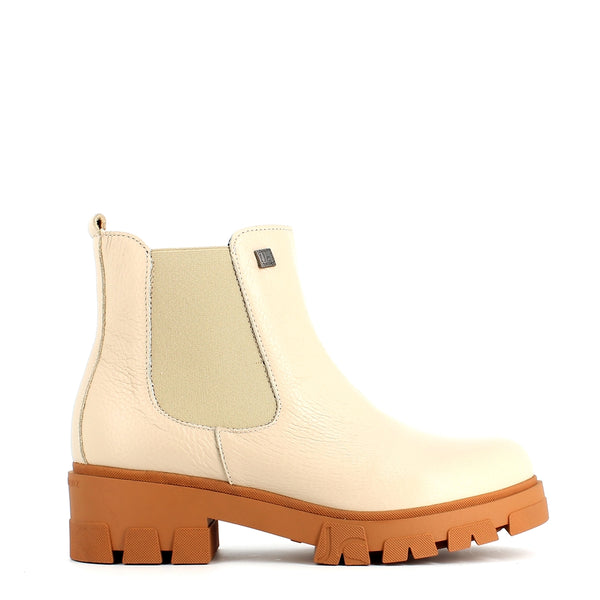 Jose Saenz Chelsea Ankle Boot Beige