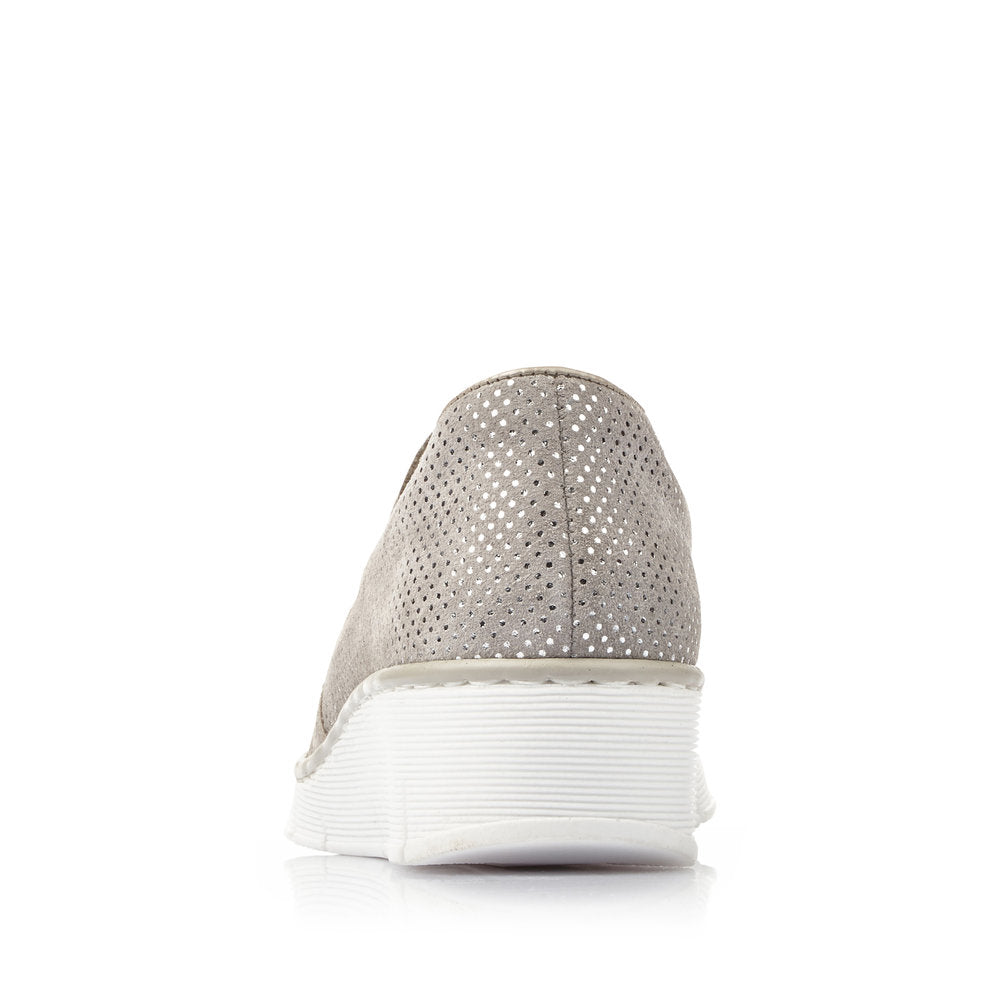 Rieker Summer Loafer Grey Rose