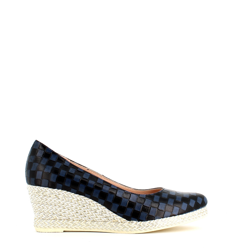 Jose Saenz Classic Wedge Navy