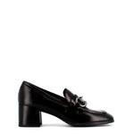 Rizzoli Classic Block Heel Shoe with Buckle Black