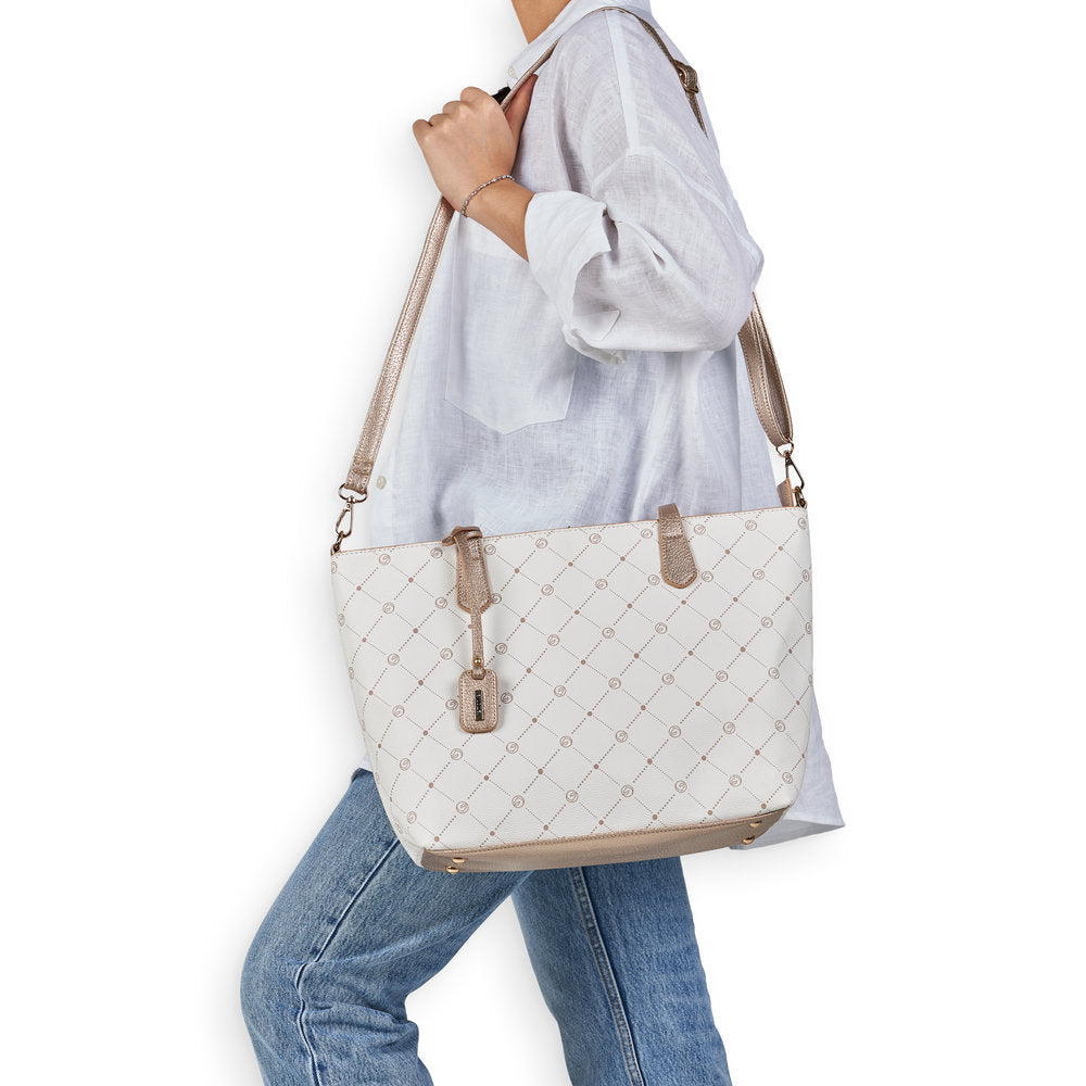 Remonte Classic Bucket Bag White